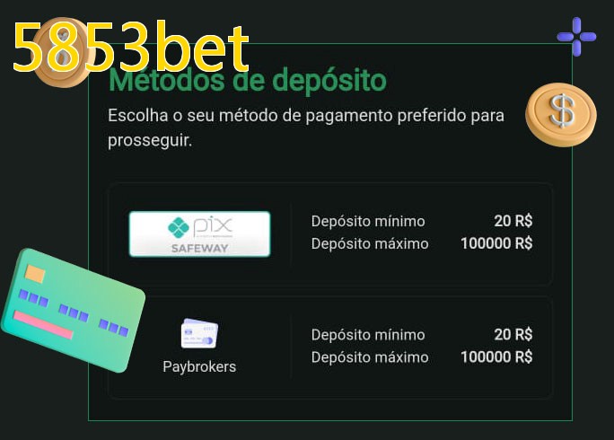 O cassino 5853betbet oferece uma grande variedade de métodos de pagamento